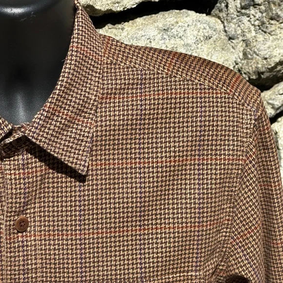 J. Crew Men’s Brown Houndstooth Shacket - NWT - M - - Picture 6 of 14